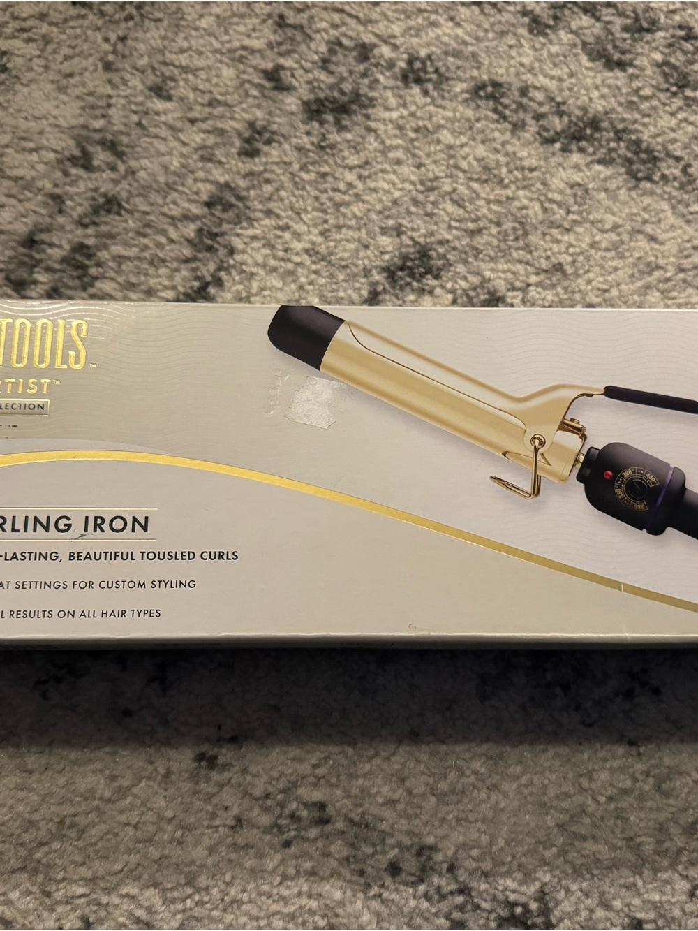 HOT TOOLS Curling Iron hair Pro Artist 24k Gold 1 1/4” Barrel